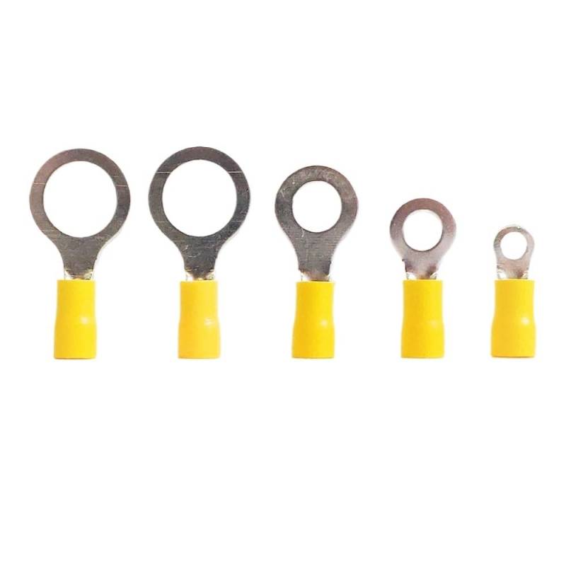 RV5.5-10 YELLOW color Ring insulated terminal suit 4-6mm2 Cable Wire Connector cable Crimp Terminal 50PCS/Pack von SSOPTMCB