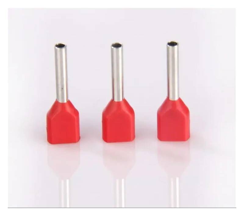 TE1008 Dual Entry Terminal Bootlace Ferrules Terminal For 2 X 18 AWG 2 X 1.0mm Wire 2.8mm of Pin Length von SSOPTMCB