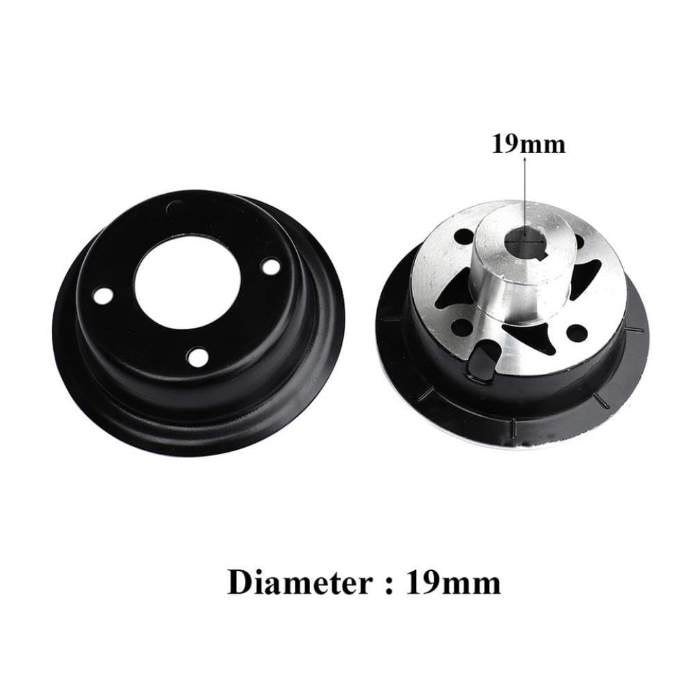 17/19mm 4 Zoll 4.10/3.50-4 9x3.50-4 3.00-4 Aluminiumrad Rims Keyway-Lager-Hub-Kompatibel mit Moto ATV Go Kart Scooter(19mm) von SSUMCUWR