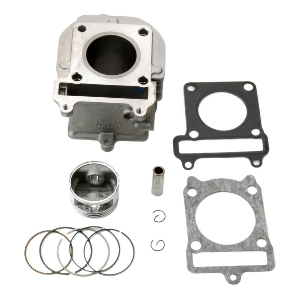 51,5 mm Zylinderkit und Kolbenkompatibel mit MBK Flame125 und Flame R 125cc 4T 2V Motorteile 4CW 51,5 mm Zylinderkit und Kolbenkompatibel mit MBK Flame125 und Flame R 125cc 4T 2V Motorteile 4CW von SSUMCUWR