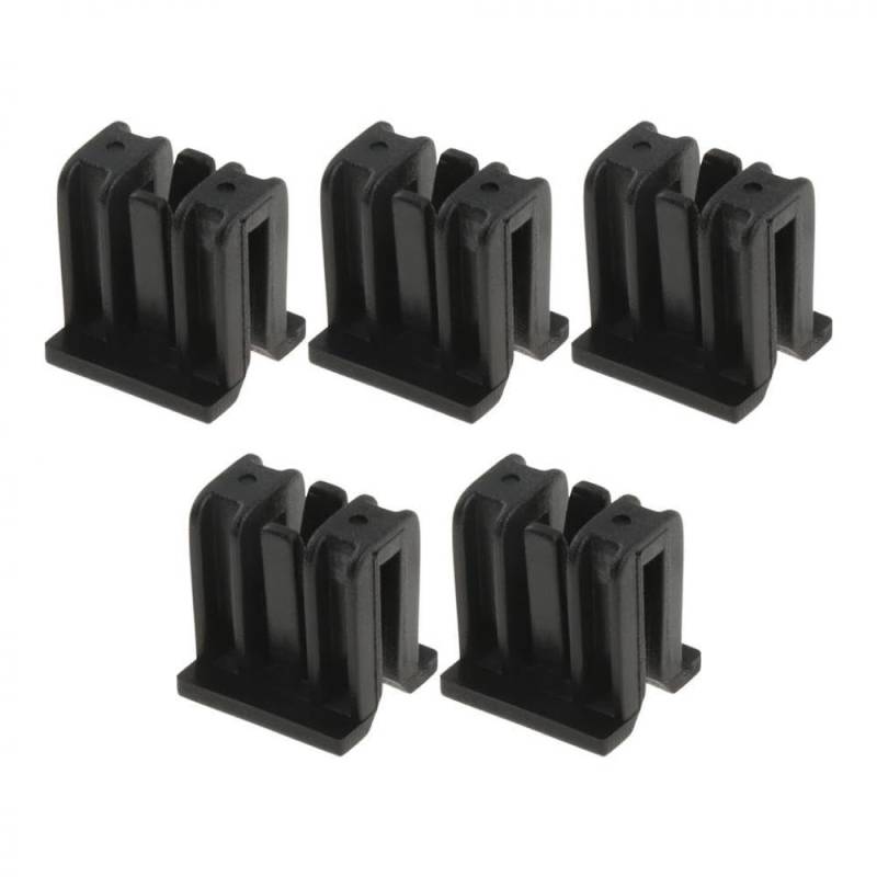 5pcs Schwarze Wischer Dekorative Plattenabflektor -Racks Subkapakatklammern Klemmungen Befestigungselemente, die mit verschiedenen Automodellen kompatibel sind von SSUMCUWR