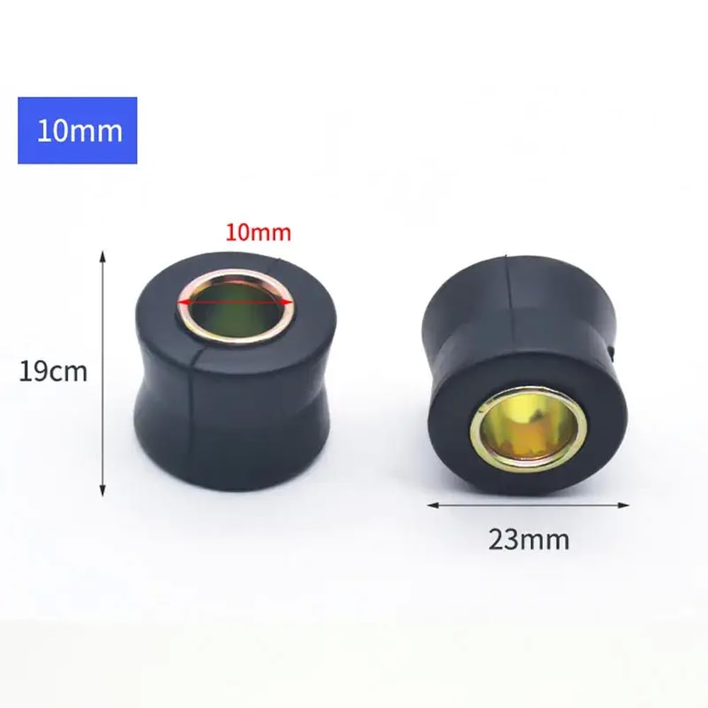 8 Stücke Motorrad -Roller Heck -Stoßdämpfer Gummis -Kissen 10 mm 12 mm kompatible Buchungshülsen(10mm) von SSUMCUWR