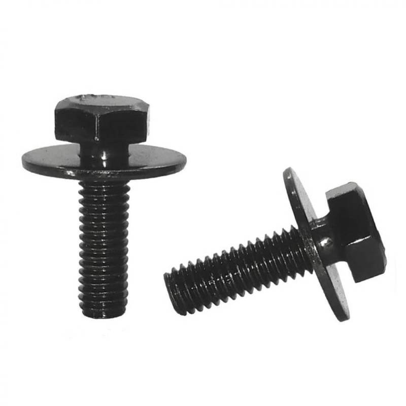 Auto 6 mm M6 -Schrauben und Schrauben mit Abstandshaltern Außen Sechskant T20 Kompatibel mit Stoßfänger -Kotflügel Guards Kotflügel 10 oder 5 Stücke(10pcs) von SSUMCUWR