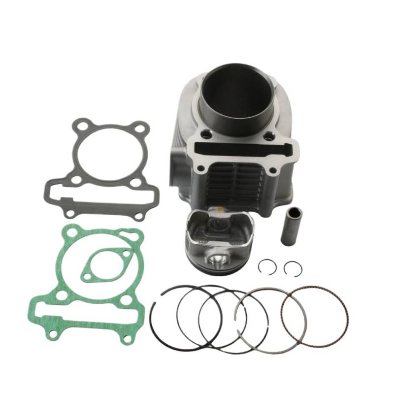 Big Bore Cylinder Kit 62,5 mm Kompatibel mit 200cc 4 Takt kompatibel mit Cruisym 180 XS175T-2 ST175 Geige 200 III Symphony St 200i von SSUMCUWR
