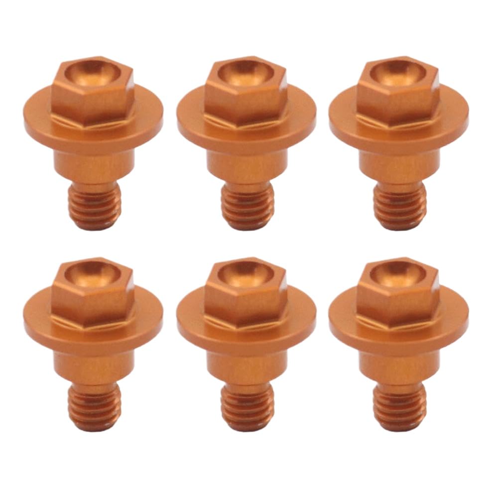 CNC M6*12 vorderer Stoßdämpfer -Schutzschutz mit verschiedenen Modellen 125 150 250 300 350 400 450 500 530 von 2000 bis 2023(Orange) von SSUMCUWR