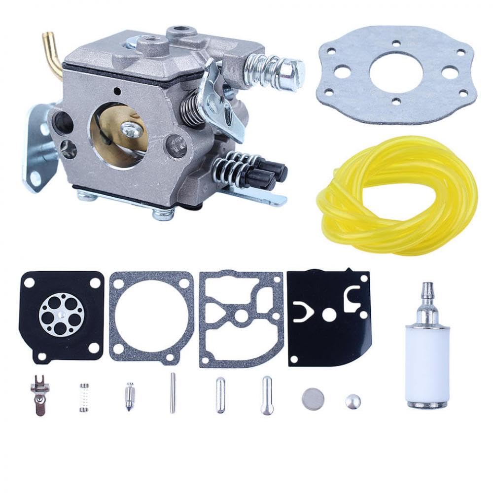 Carburetor -Kraftstoffleitungsfilter und Zwerchfell -Wiederaufbau -Kit kompatibel mit verschiedenen Kettensägenmodellen 36 41 136 136le 137 131 141le 142 142e Carburetor -Kraftstoffleitungsfilter und Zwerchfell -Wiederaufbau -Kit kompatibel mit verschiedenen Kettensägenmodellen 36 41 136 136le 137 131 141le 142 142e von SSUMCUWR