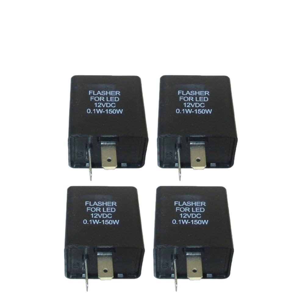 Goten 12V DC Flasher Relais kompatibel mit LED -Dreh Leichter Blinker Kompatibel mit Dirtbikes ATVs Motorräder(4 PCS) von SSUMCUWR