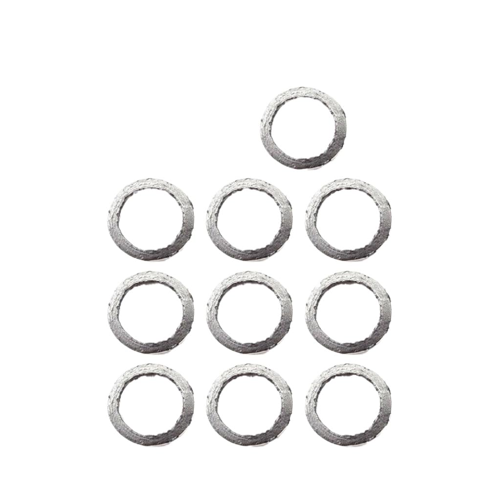 Goten Auspuff Muffler Dichtung kompatibel mit, 50 125cc 150ccm -Moped- und Rollermodellen(10 PCS) von SSUMCUWR