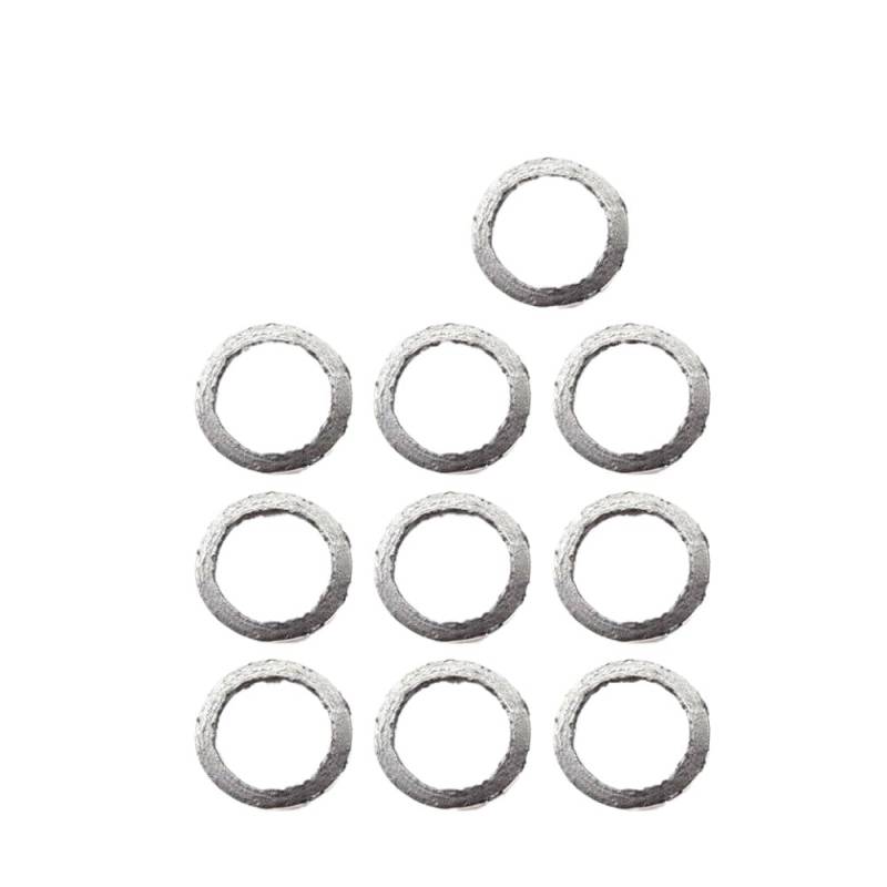 Goten Auspuff Muffler Dichtung kompatibel mit, 50 125cc 150ccm -Moped- und Rollermodellen(10 PCS) von SSUMCUWR