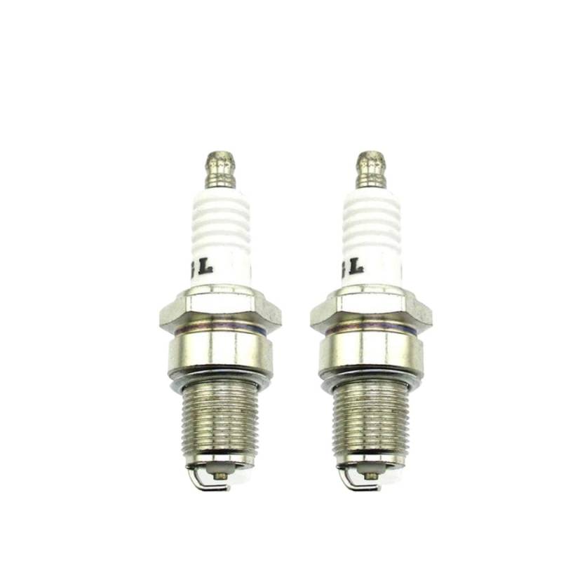 Goten F7TC Zündkerze kompatibel mit GX120 GX160 GX200 Generatoren Rasenmäher Wasserpumpen Go Karts Bikes(2 PCS) von SSUMCUWR