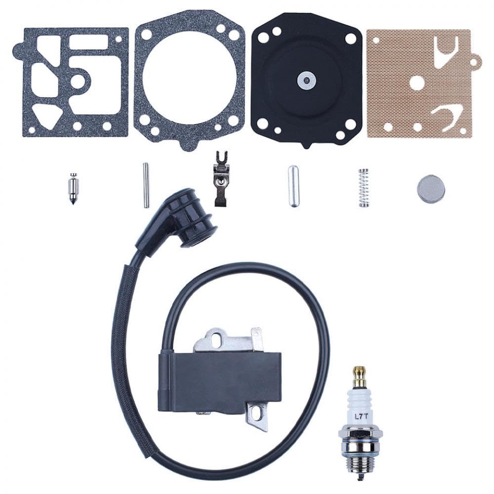 Kompatibilitätszündungsspule Kompatibel mit MS441 MS441C MS441C-Q MS441C-Q Z MS441RVWZ Kettensaw MPN 1138 400 1300 und Carburetor Rebuild Kit Kompatibilitätszündungsspule Kompatibel mit MS441 MS441C MS441C-Q MS441C-Q Z MS441RVWZ Kettensaw MPN 1138 400 1300 und Carburetor Rebuild Kit von SSUMCUWR