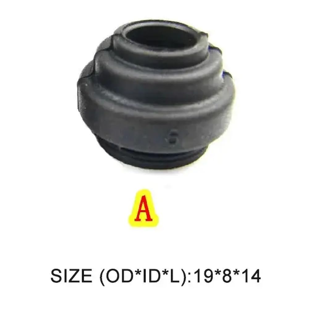 Motorrad universelle Scheibenbrems -Pumpe wasserdichte Gummiabdeckung Kompatibel mit obere und untere Bremssattel -Stoßdämpferhülle(Type A) von SSUMCUWR