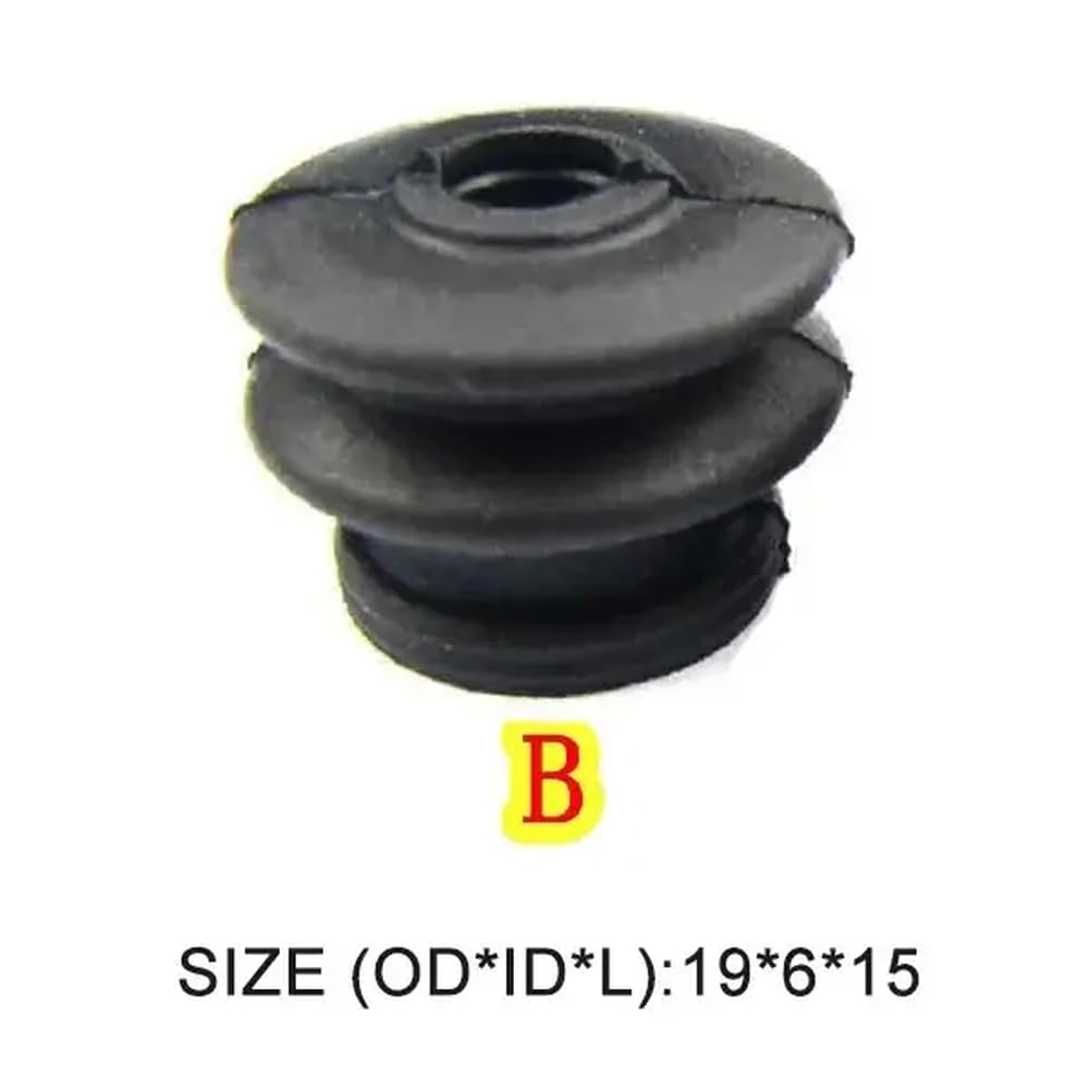 Motorrad universelle Scheibenbrems -Pumpe wasserdichte Gummiabdeckung Kompatibel mit obere und untere Bremssattel -Stoßdämpferhülle(Type B) von SSUMCUWR