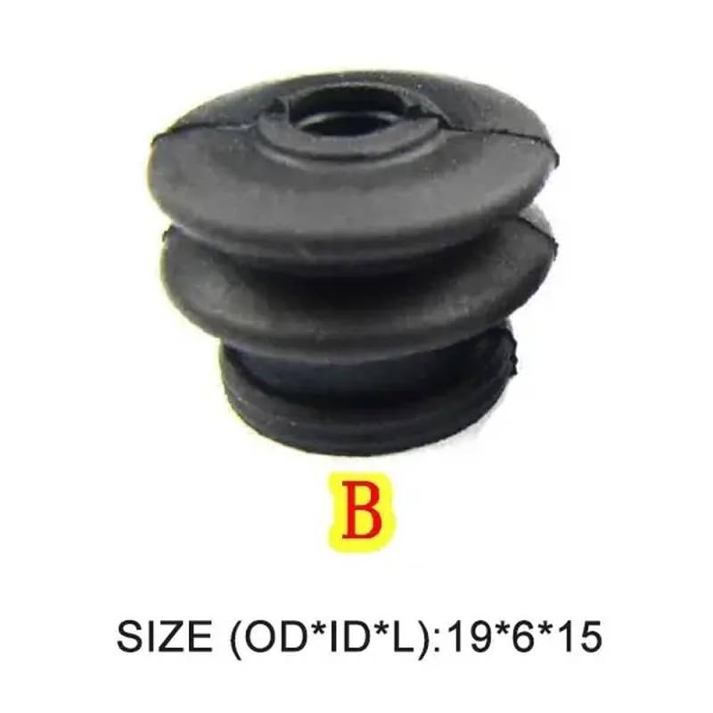 Motorrad universelle Scheibenbrems -Pumpe wasserdichte Gummiabdeckung Kompatibel mit obere und untere Bremssattel -Stoßdämpferhülle(Type B) von SSUMCUWR
