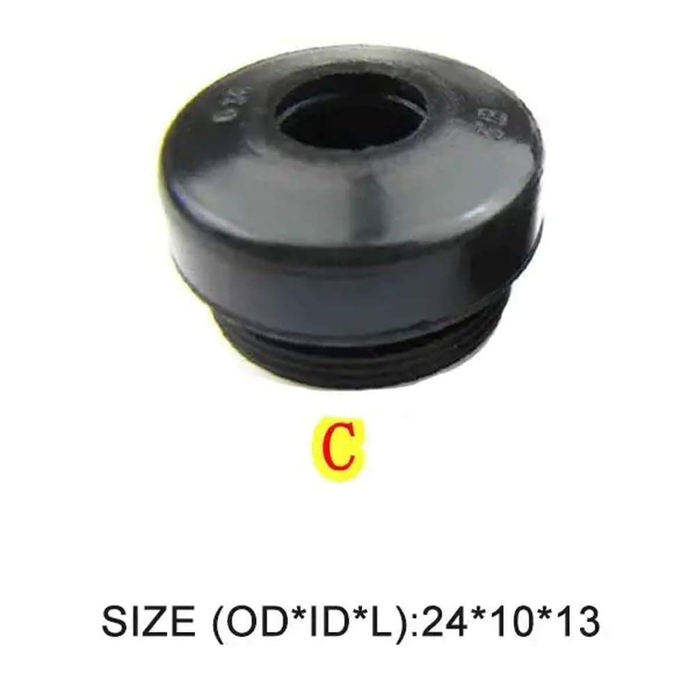 Motorrad universelle Scheibenbrems -Pumpe wasserdichte Gummiabdeckung Kompatibel mit obere und untere Bremssattel -Stoßdämpferhülle(Type C) von SSUMCUWR