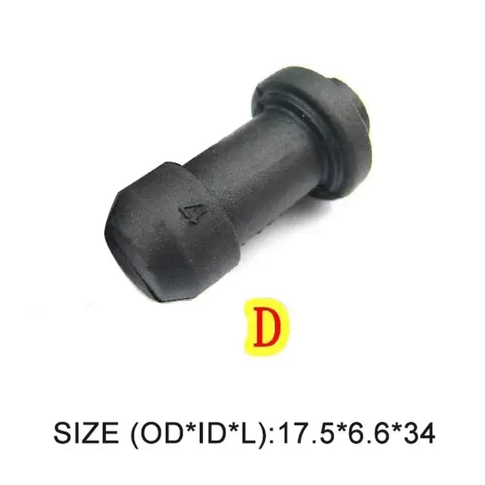 Motorrad universelle Scheibenbrems -Pumpe wasserdichte Gummiabdeckung Kompatibel mit obere und untere Bremssattel -Stoßdämpferhülle(Type D) von SSUMCUWR