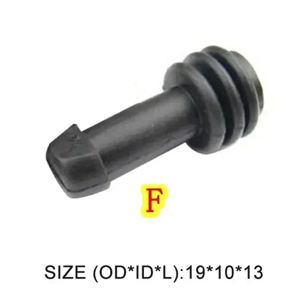Motorrad universelle Scheibenbrems -Pumpe wasserdichte Gummiabdeckung Kompatibel mit obere und untere Bremssattel -Stoßdämpferhülle(Type F) von SSUMCUWR