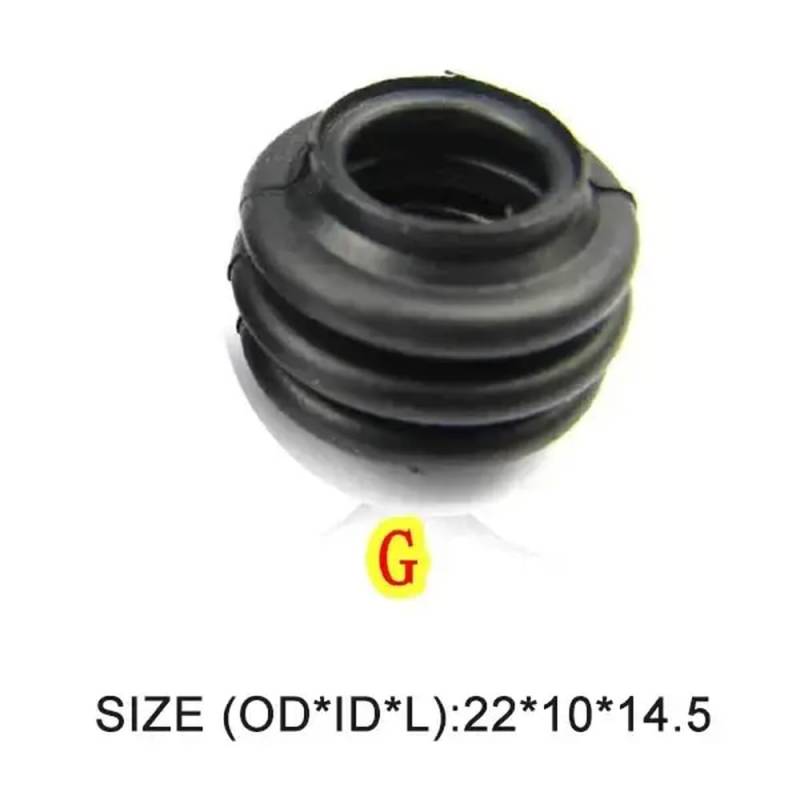 Motorrad universelle Scheibenbrems -Pumpe wasserdichte Gummiabdeckung Kompatibel mit obere und untere Bremssattel -Stoßdämpferhülle(Type G) von SSUMCUWR