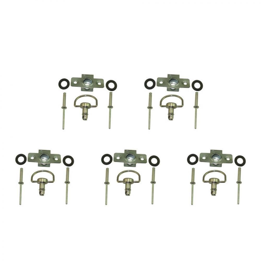 Schnellveröffentlichungs-D-Ring-Befestigungselemente Kompatibel mit 14-mm-Rennverkleidungen, die mit verschiedenen Rennanwendungen kompatibel sind(5 Sets) von SSUMCUWR