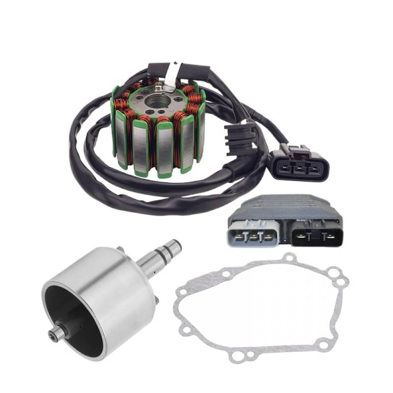 Stator Coil Schwungrad-Rotor-Magneto-Statordichtungsgummi-Gummi kompatibel mit YZF-R1 2004-2008 FZ-1 2006-2014 FZ8 2013 5VY-15451-00-00 von SSUMCUWR