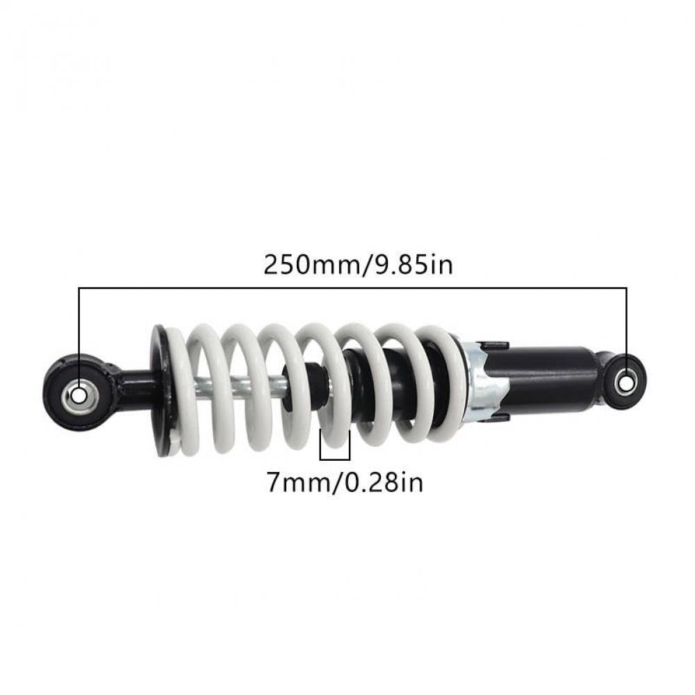 Universeller Stoßdämpfer Kompatibel mit ATV Quad Bike Buggy Scooter Kart kompatibel mit 350 mm 370 mm 380 mm vorderer Rückhängung(250mm) von SSUMCUWR