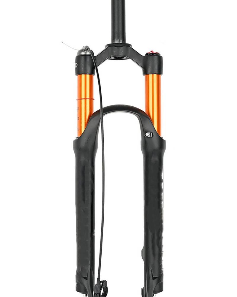 Federgabel Anwendbar Für Fahrrad-Vorderradgabel Aluminiumlegierung Luftdruck Abschließbar Stoßdämpfende Vorderradgabel StoßDäMpfer An Der Vorderradgabel(Wire Control) von SSUYGF
