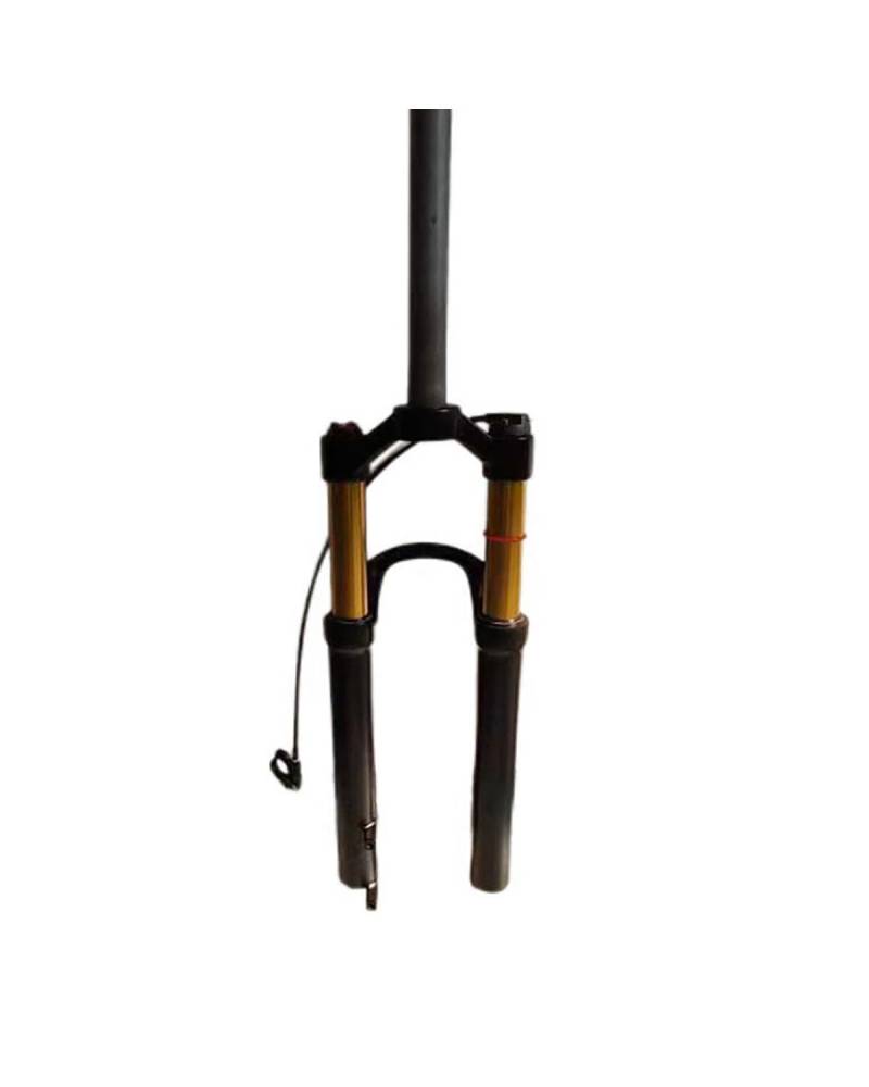 Federgabel Geeignet Für Mountainbikes 26 27,5 29 Aluminiumlegierung Luftdruckleitungs-Steuersperre Einstellbare Stoßdämpfer-Vorderradgabel StoßDäMpfer An Der Vorderradgabel(29 inches) von SSUYGF