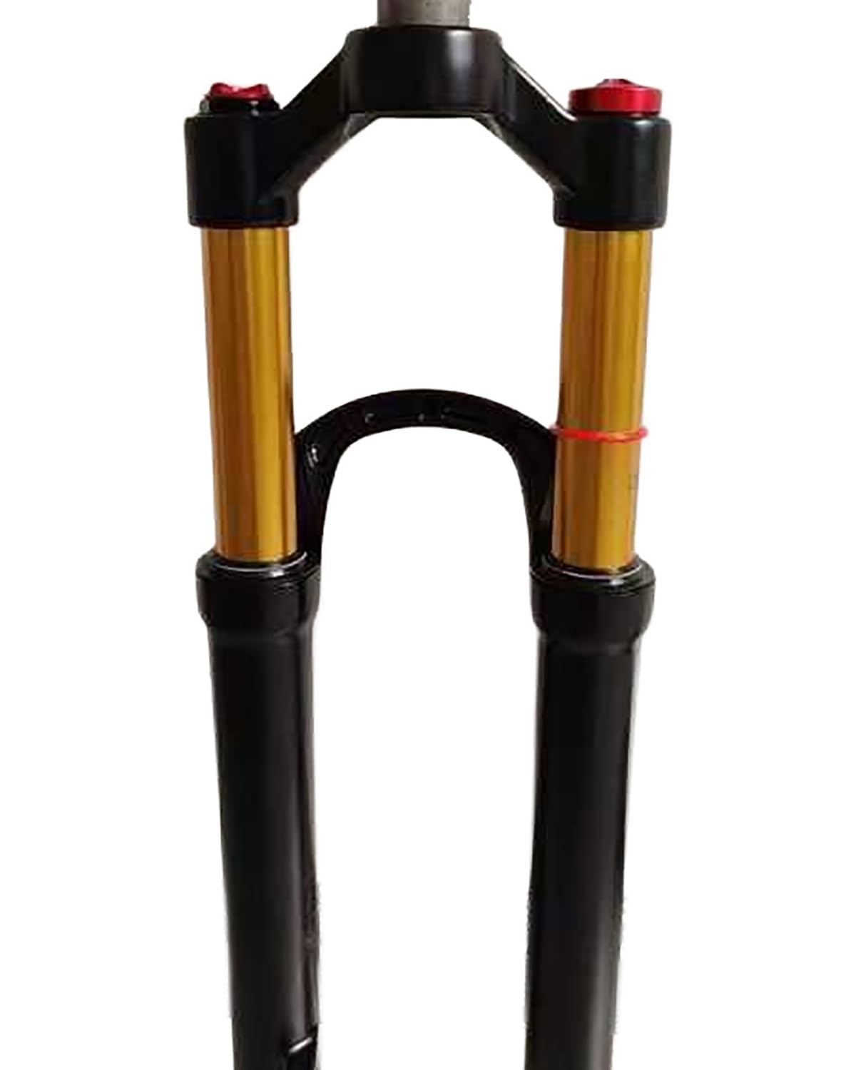 Federgabel Geeignet Für Mountainbikes Aluminiumlegierung Luftdrucksperre Einstellbare Stoßdämpfung Vorderradgabel StoßDäMpfer An Der Vorderradgabel(27.5 inches) von SSUYGF