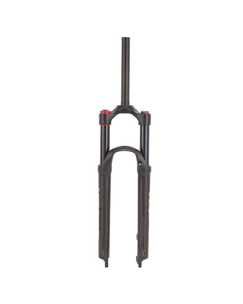 Federgabel Geeignet Für Mountainbikes Aluminiumlegierung Schulterkontrollschloss Stoßdämpfende Luftdruck-Vordergabel StoßDäMpfer An Der Vorderradgabel(Black,27.5 inches) von SSUYGF