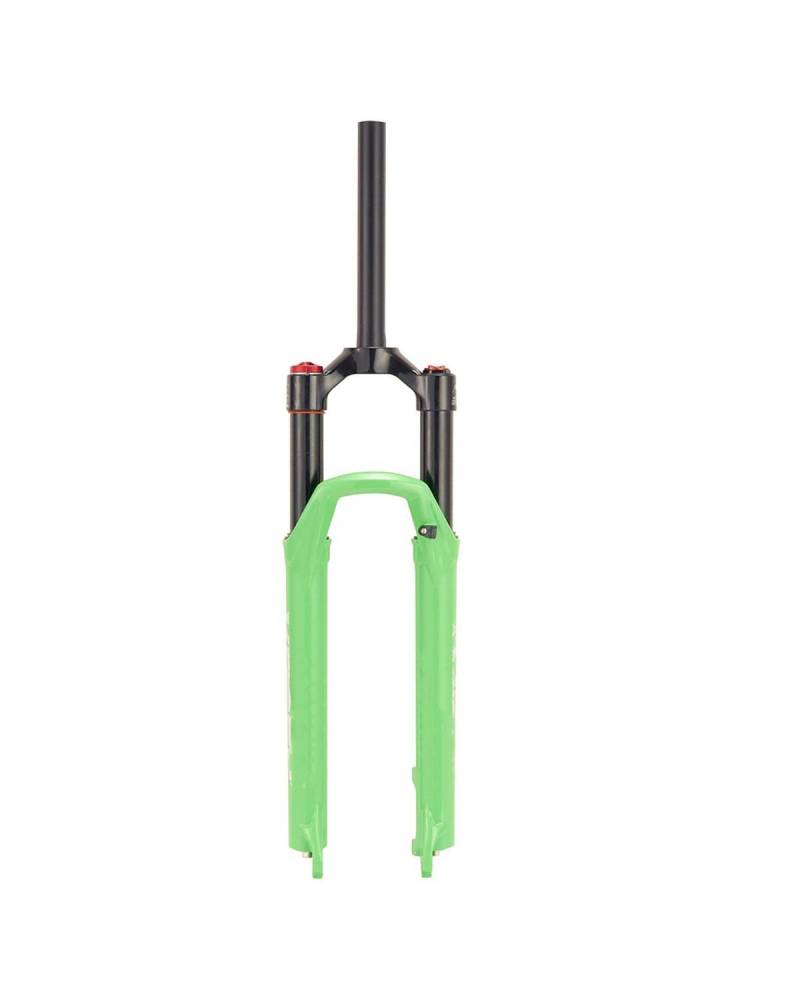 Federgabel Geeignet Für Mountainbikes Aluminiumlegierung Schulterkontrollschloss Stoßdämpfende Luftdruck-Vordergabel StoßDäMpfer An Der Vorderradgabel(Green,26 inches) von SSUYGF