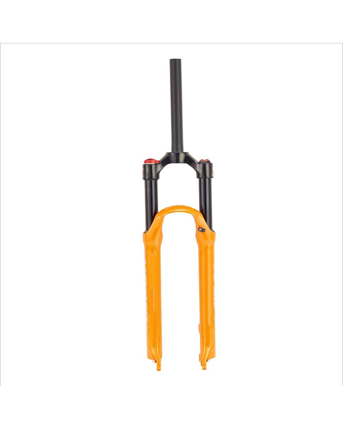 Federgabel Geeignet Für Mountainbikes Aluminiumlegierung Schulterkontrollschloss Stoßdämpfende Luftdruck-Vordergabel StoßDäMpfer An Der Vorderradgabel(Orange,27.5 inches) von SSUYGF