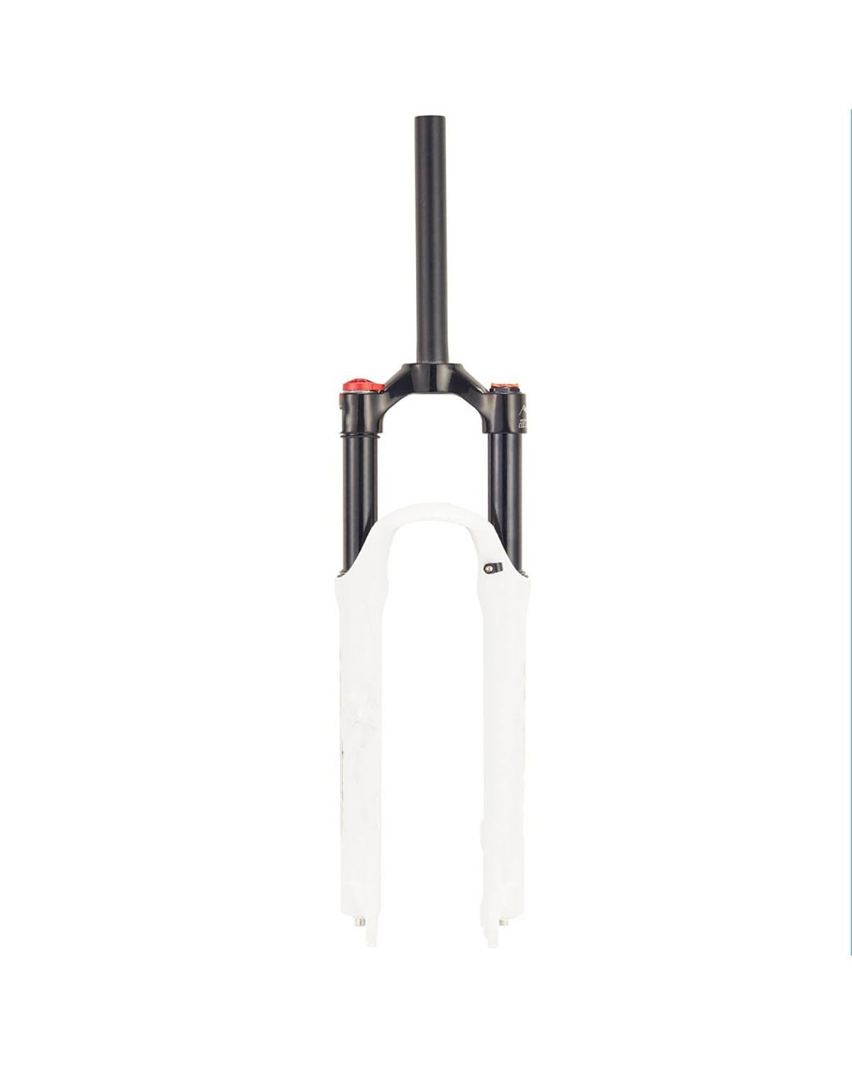 Federgabel Geeignet Für Mountainbikes Aluminiumlegierung Schulterkontrollschloss Stoßdämpfende Luftdruck-Vordergabel StoßDäMpfer An Der Vorderradgabel(White,27.5 inches) von SSUYGF
