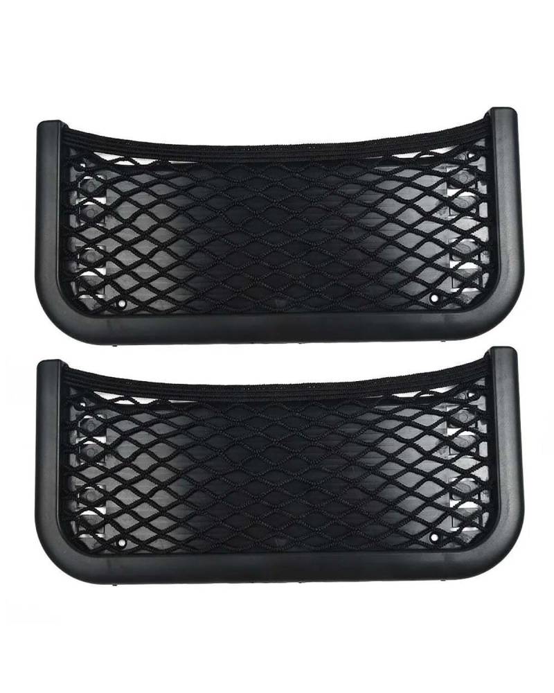 Netztasche 2 Stücke Auto Organizer Lagerung Tasche Auto Paste Net Tasche Telefon Halter Auto Zubehör Universal 252mm X 120mm Auto Aufbewahrungsnetz von SSUYGF