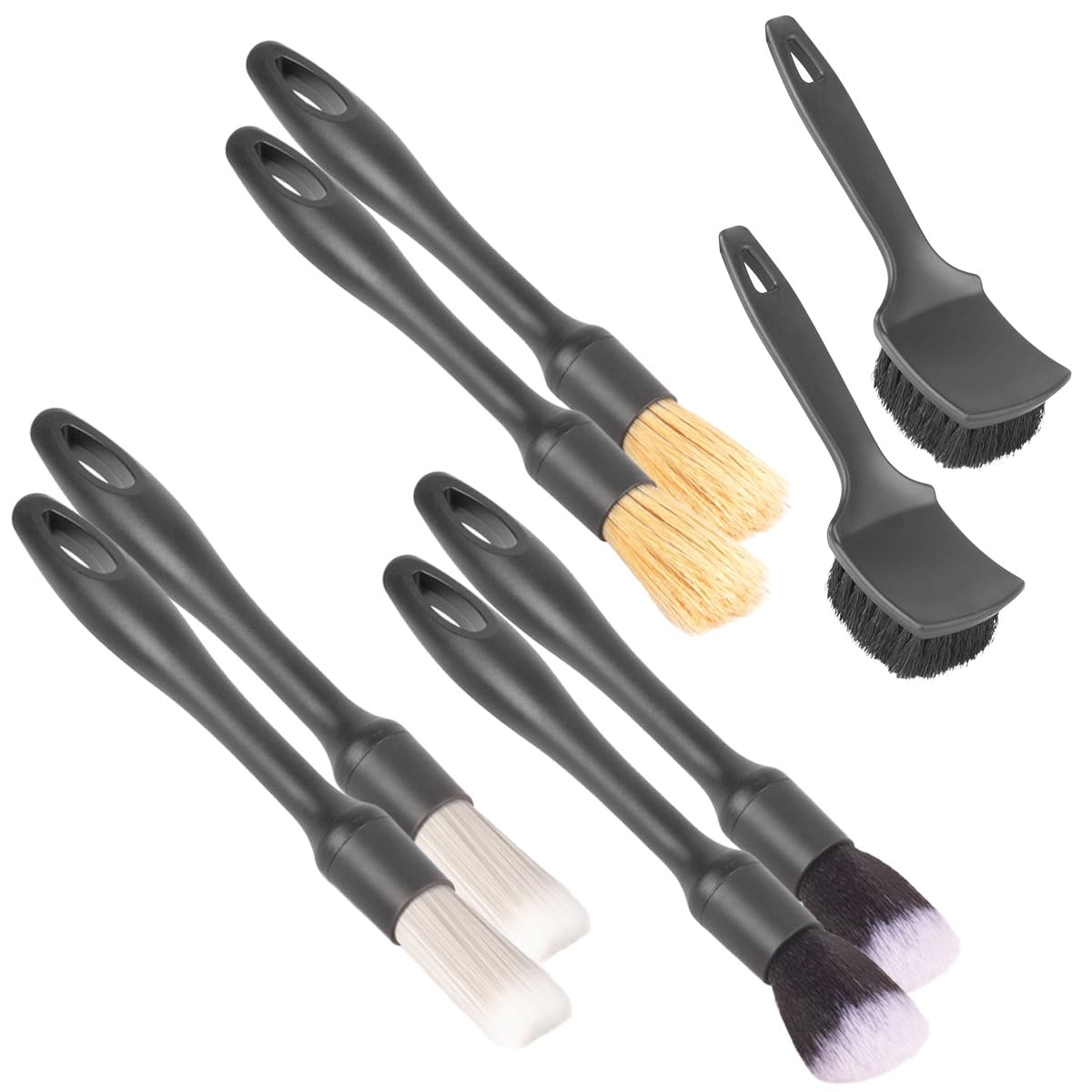 STAHLWERK Autoreinigungsbürste 8er Set Felgenbürste | Autopflege-Pinsel | Detailing-Bürste | Autowasch-Set | Radbürste | Universal-Bürste zum Reinigen empfindlicher Oberflächen STAHLWERK Autoreinigungsbürste 8er Set Felgenbürste | Autopflege-Pinsel | Detailing-Bürste | Autowasch-Set | Radbürste | Universal-Bürste zum Reinigen empfindlicher Oberflächen von STAHLWERK