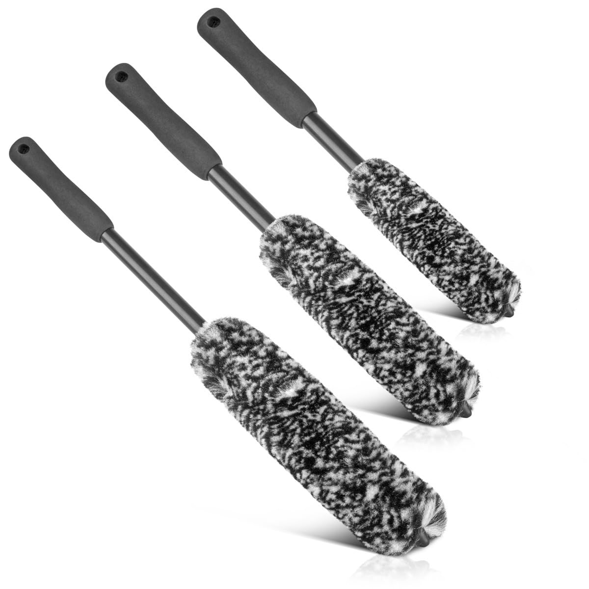 STAHLWERK Felgenbürste 3er Set Autoreinigungsbürste | Detailing-Bürste | Radbürste | Pflegebürste | Autowaschbürste | Universal-Bürste zum Reinigen empfindlicher Oberflächen STAHLWERK Felgenbürste 3er Set Autoreinigungsbürste | Detailing-Bürste | Radbürste | Pflegebürste | Autowaschbürste | Universal-Bürste zum Reinigen empfindlicher Oberflächen von STAHLWERK