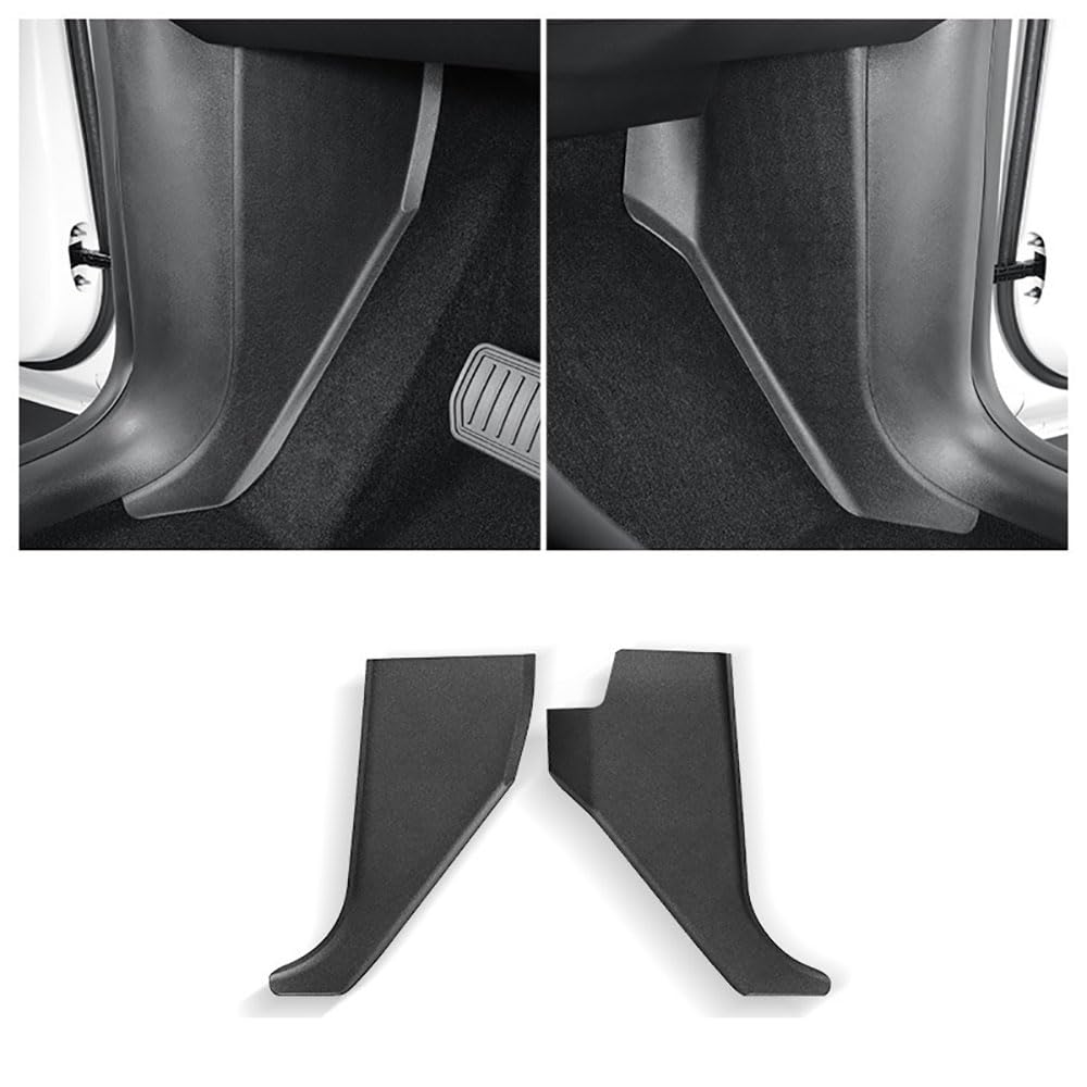 Für Tesla Model Y 20–24 TPE-Pedal-Seite, Anti-Kick-Inneneck-Pads, Abdeckung, 2 Stück (Modell Y (nach März 2024)) von STAMOO
