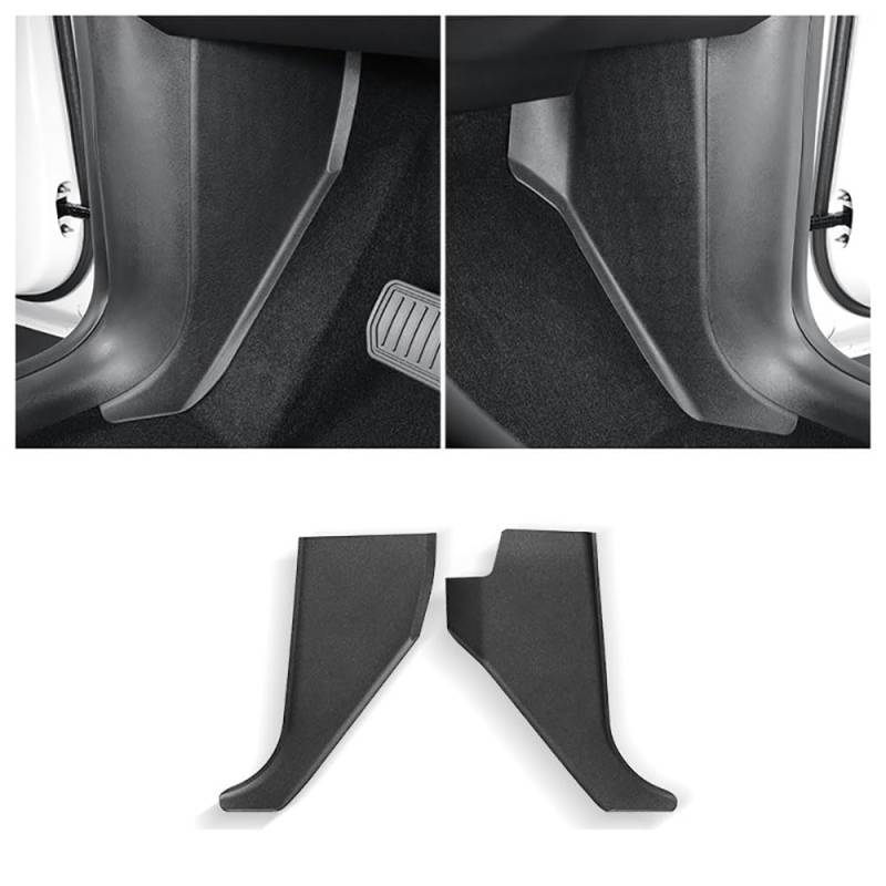 Für Tesla Model Y 20–24 TPE-Pedal-Seite, Anti-Kick-Inneneck-Pads, Abdeckung, 2 Stück (Modell Y (nach März 2024)) von STAMOO