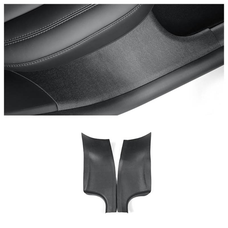 Hecktür Auto Pedal Trittschutz Streifen Styling Abdeckungen Zubehör für Tesla Model Y Einstiegsleisten Schutz 5-Sitzer (nicht passend für 7 Steater) (2 Packungen) von STAMOO