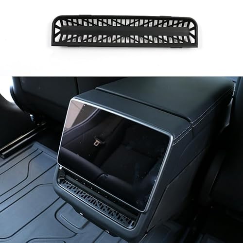 STAMOO Für New Model 3 Highland 2024 Hintere Luftauslass USB-Abdeckung für Tesla New Model 3+ Hintere Klimaanlage Vent Schutzhülle Anti Blocking (Klimaanlage Vent Trim) von STAMOO