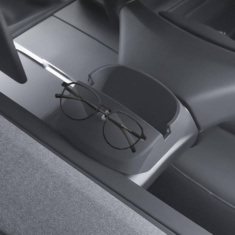 STAMOO Lenkrad Aufbewahrungsbox Silikon Handyhalter für Tesla Model 3+ Highland 2024 Sonnenbrillenständer für neues Modell3 Zubehör von STAMOO