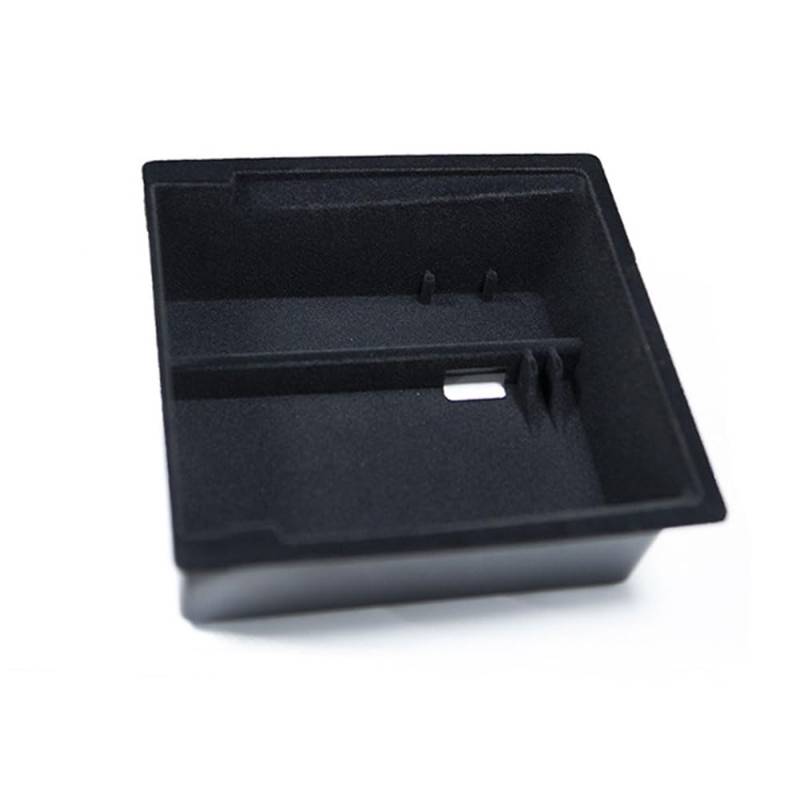 STAMOO Mittelkonsolen-Organizer für Tesla Model 3 Highland 2024, beflockte Armlehnenbox, Organizer, Ablage, Aufbewahrungsbox (Beflockung, Armlehnen-Aufbewahrungsbox) von STAMOO