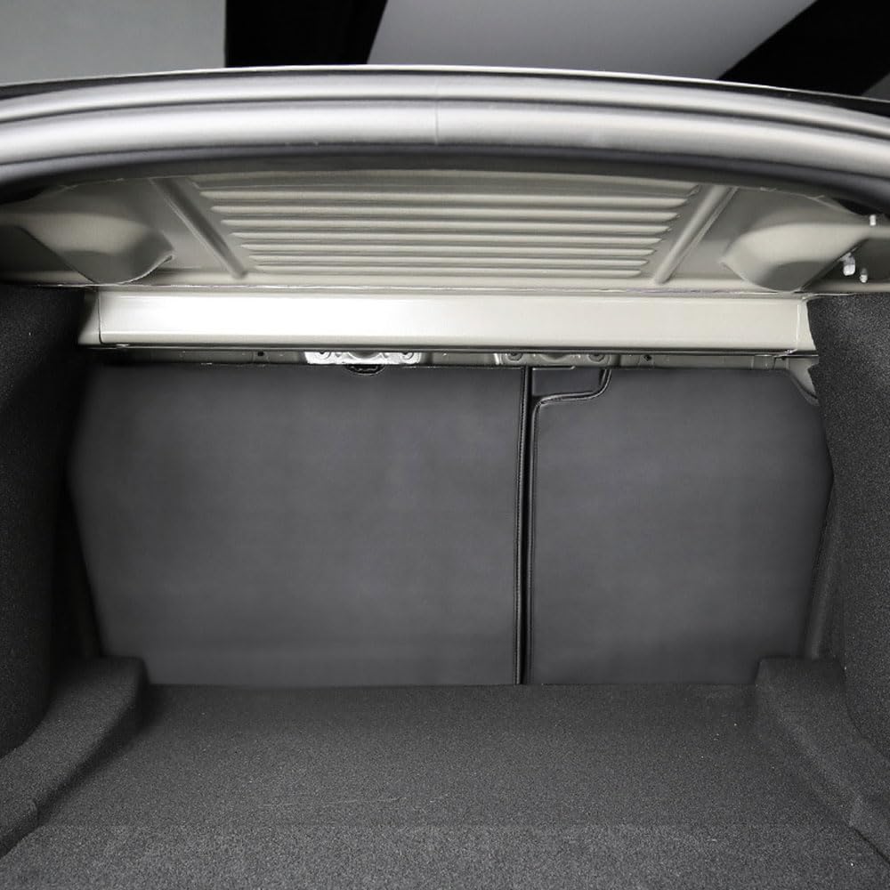 STAMOO Rücksitz-Schutzpolster für Tesla Model 3 Y 2017–2023 (nicht passend für Tesla Model 3 Highland 2024), Rücksitz-Rücksitz-Matten, Leder, Haustiermatten (Modell 3, 2 Stück) von STAMOO