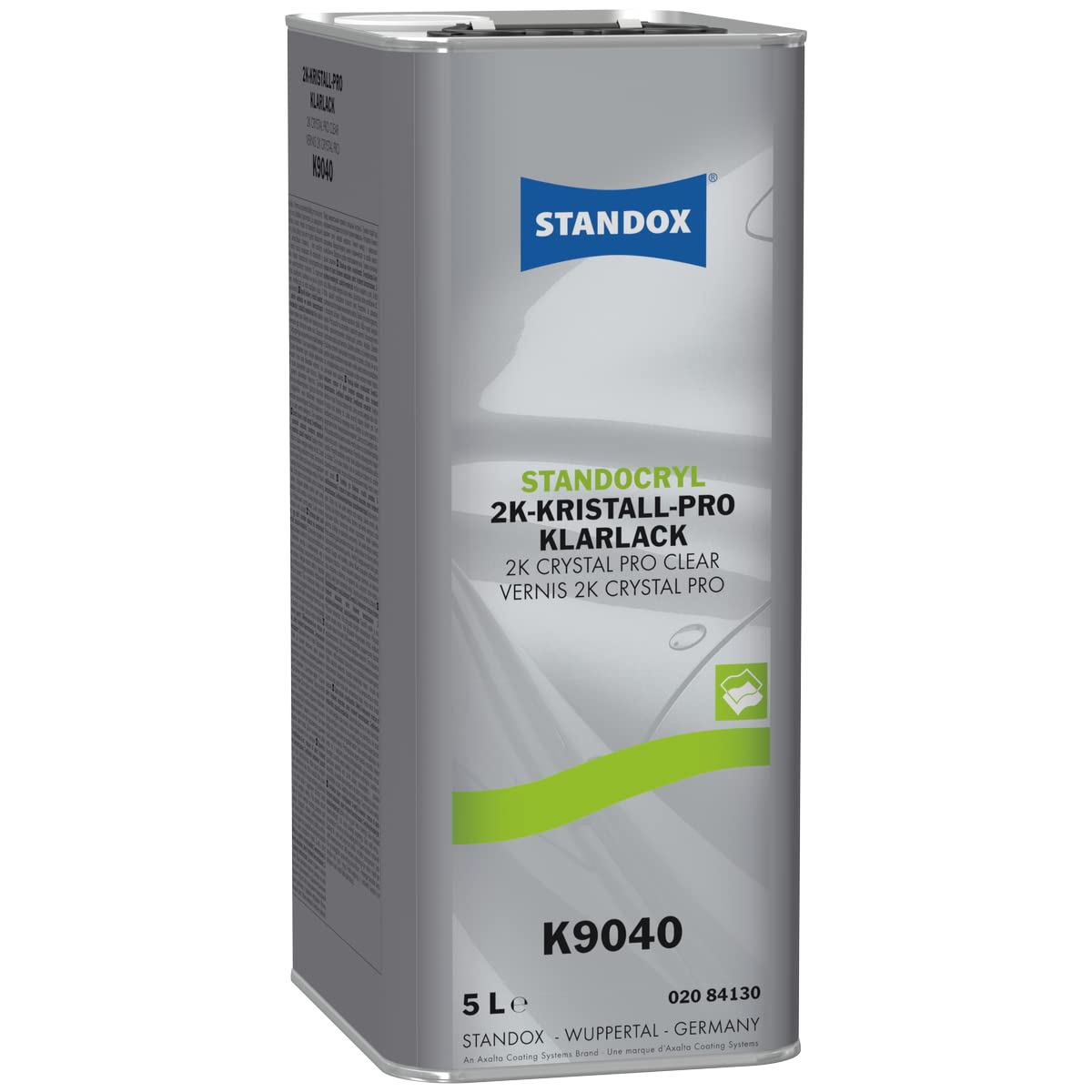 Standox Standocryl 2K-Kristall Pro Klarlack K9040 5L hochreaktiver 2-Komponenten-Klarlack für die Kleinschaden-, Teil- und Ganzlackierung von STANDOX