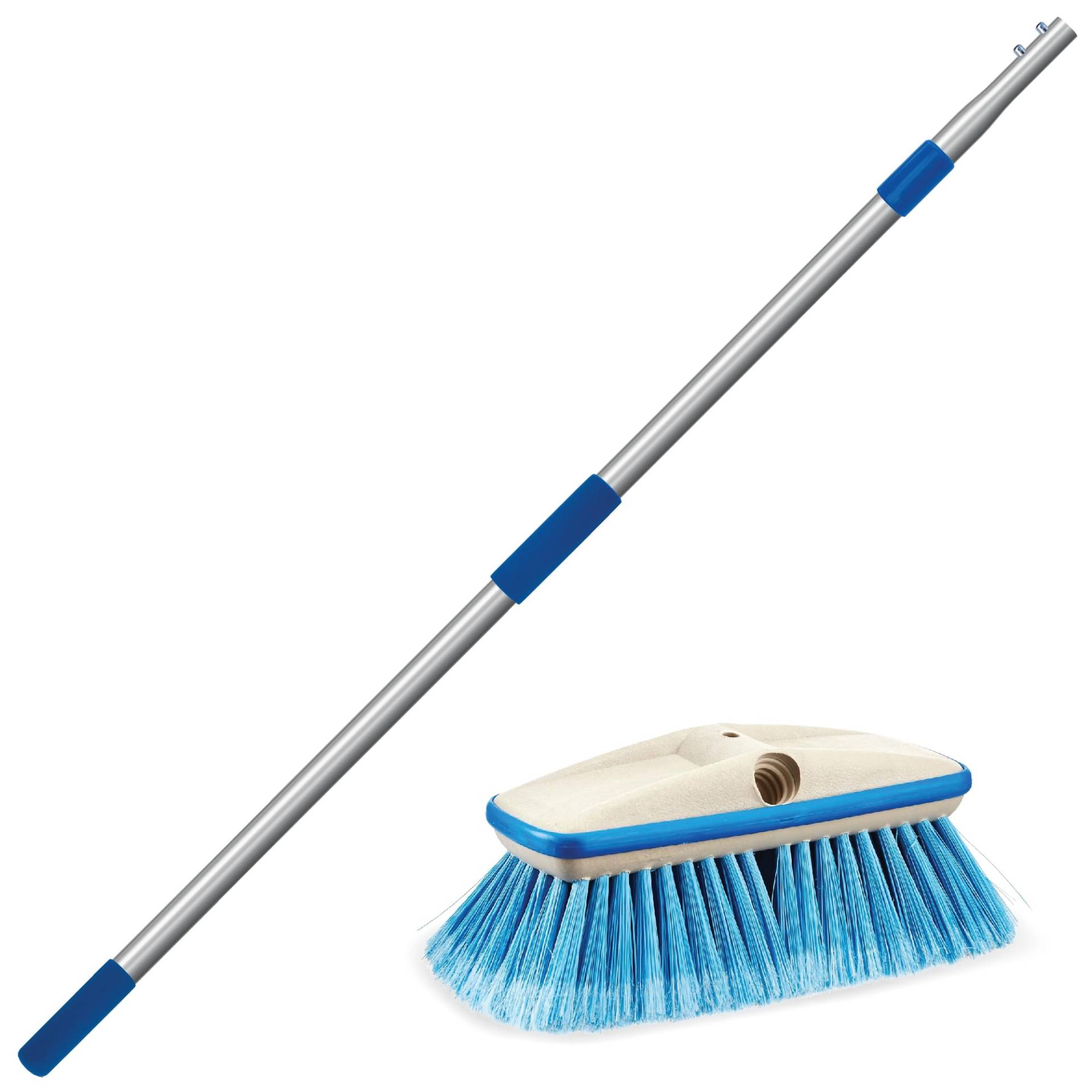STAR BRITE 040192 Deluxe 8" Deck Brush with Standard 3'-6' Extendable Handle, Aluminum Nylon Plastic, Gray STAR BRITE 040192 Deluxe 8" Deck Brush with Standard 3'-6' Extendable Handle, Aluminum Nylon Plastic, Gray von STAR BRITE