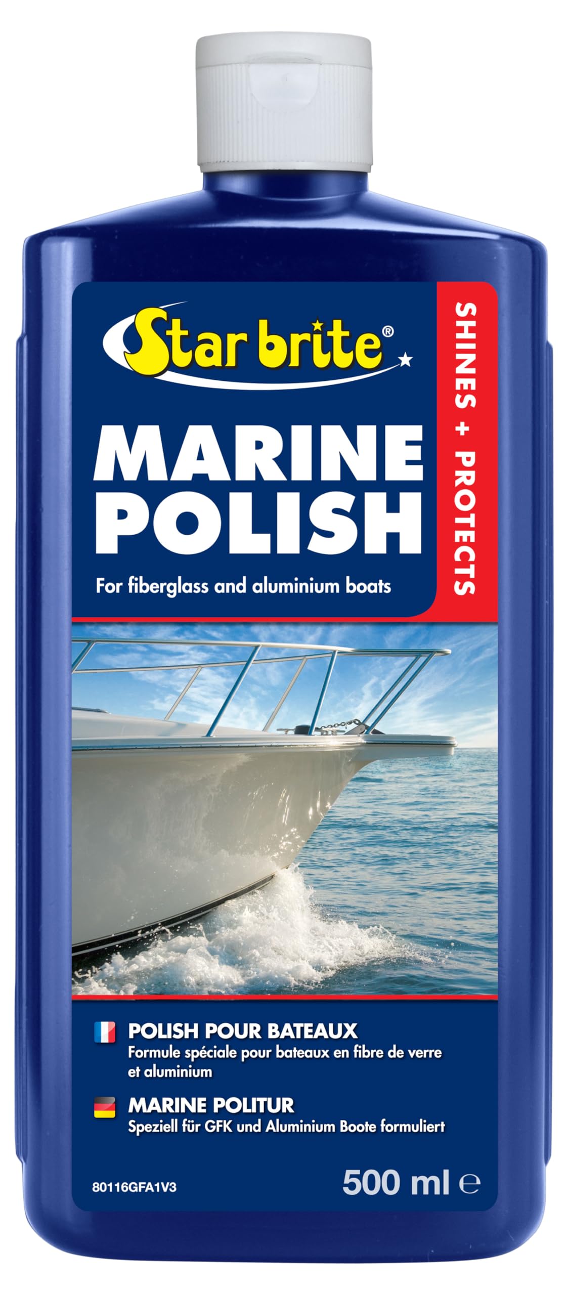STAR BRITE Marine Polish – Ein-Schritt-Formel Entfernt Leichte bis Mittlere Kreide und Oxidation – Hinterlässt eine Langlebige, Schützende Beschichtung die vor dem Ausbleichen Schützt STAR BRITE Marine Polish – Ein-Schritt-Formel Entfernt Leichte bis Mittlere Kreide und Oxidation – Hinterlässt eine Langlebige, Schützende Beschichtung die vor dem Ausbleichen Schützt von STAR BRITE