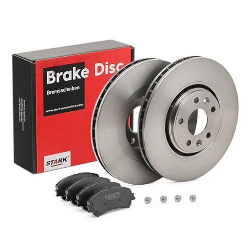 STARK SKBK-10991482 Bremsenset Vorne Belüftet 320mm - Bremsen Set mit Bremsscheiben und Bremsbeläge Satz von STARK