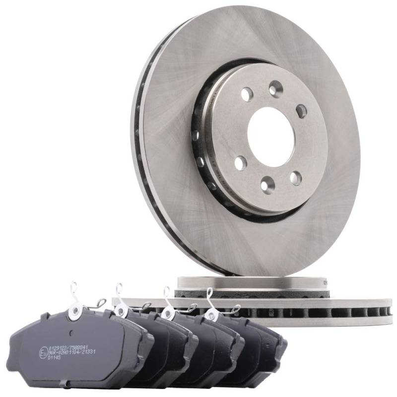STARK SKBK-10992055 Bremsenset Vorne Belüftet 280mm - Bremsen Set mit Bremsscheiben und Bremsbeläge Satz von STARK