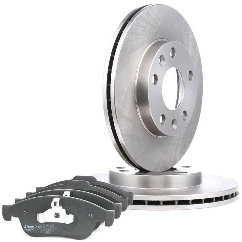 STARK SKBK-10992142 Bremsenset Vorne Belüftet 269mm - Bremsen Set mit Bremsscheiben und Bremsbeläge Satz von STARK