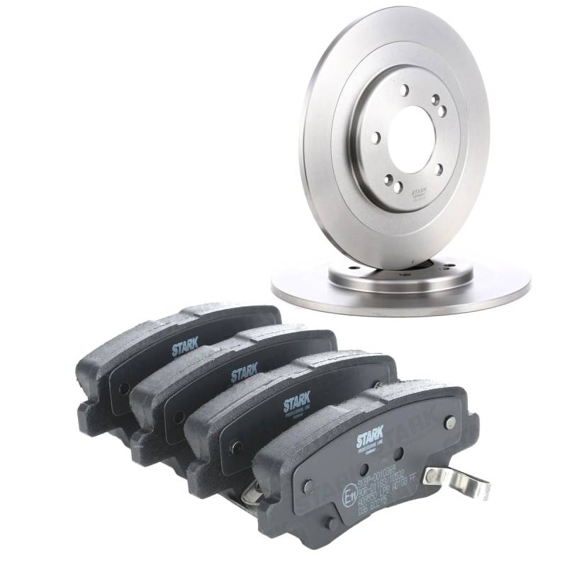 STARK SKBK-10993342 Bremsenset Hinten 300mm - Bremsen Set mit Bremsscheiben und Bremsbeläge Satz von STARK