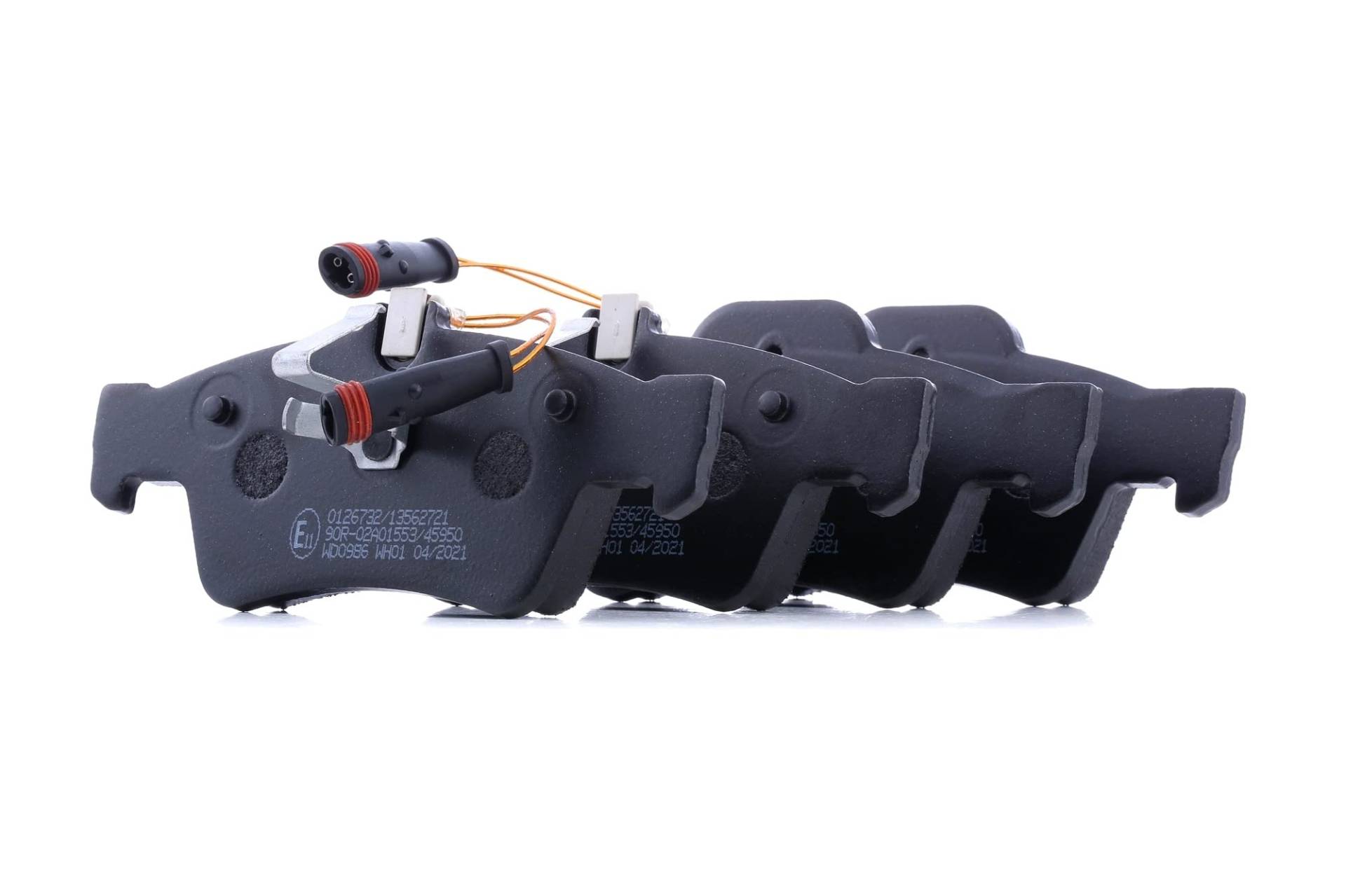 STARK Bremsbeläge Satz Bremsklötze Bremssteine Set Hinten für Verschleißwarnanzeige vorbereitet, mit Verschleißwarnkontakt | ECE-R90 SKBP-0011883 STARK Bremsbeläge Satz Bremsklötze Bremssteine Set Hinten für Verschleißwarnanzeige vorbereitet, mit Verschleißwarnkontakt | ECE-R90 SKBP-0011883 von STARK